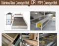 Difference between stainless steel conveyor belt and PTFE conveyor belt